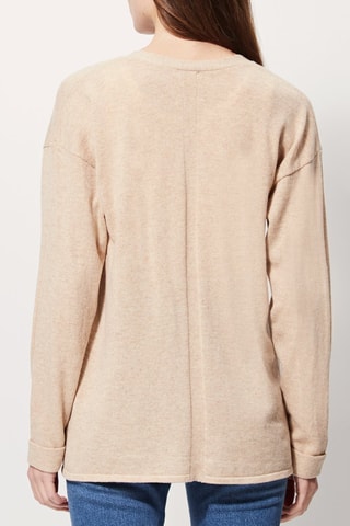 Kasjmier Vest Mesca Gemêleerd Beige