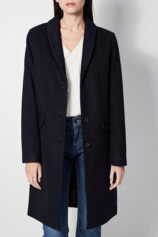 Wollen Jas Lorela Marineblauw