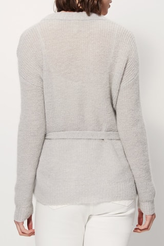 Mohair en Wollen Vest Maubert Grijs