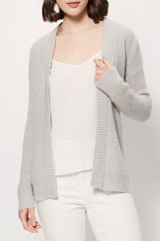 Mohair en Wollen Vest Maubert Grijs
