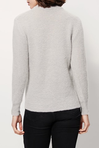 Mohair en Wollen Trui Montreuil Grijs
