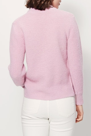 Mohair en Wollen Trui Montreuil Roze