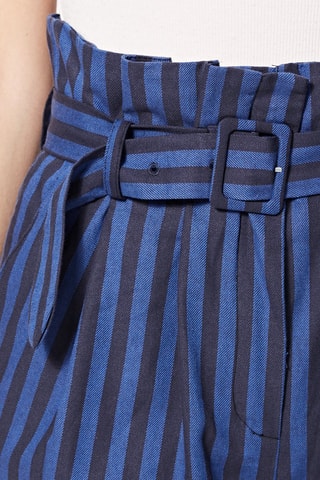 Pantalon droit taille haute Patachon - Bleu roi