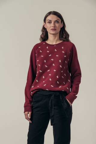 Sweater Saxo Bordeauxrood
