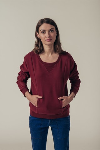 Sweater Scot Bordeauxrood