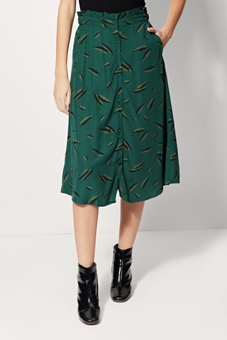 Midirok Hoge Taille Jacarta Donkergroen