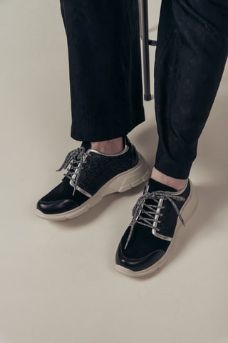 Leren Sneakers Hayatte Zwart
