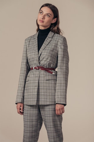 Leren Riem Hemlock Bruin