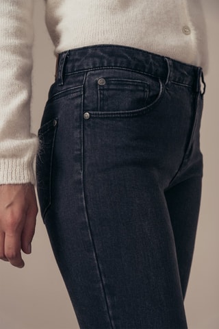 Jeans Slim Fit Papillon Zwart