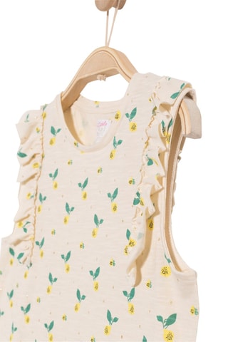 Top Beige en Groen