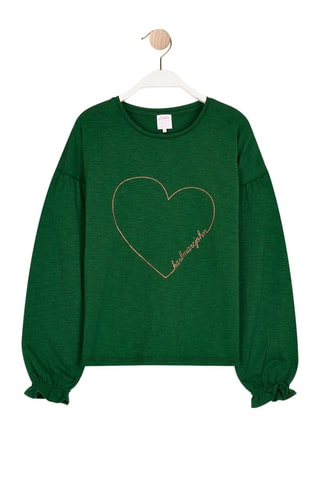 T-shirt Akarly Gemêleerd Groen