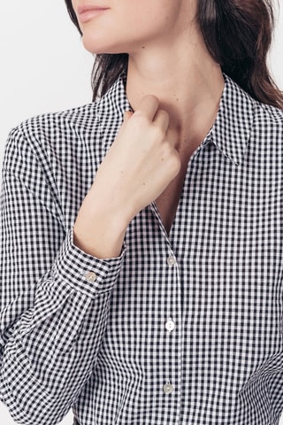 Blouse Carlita Zwart en Ecru
