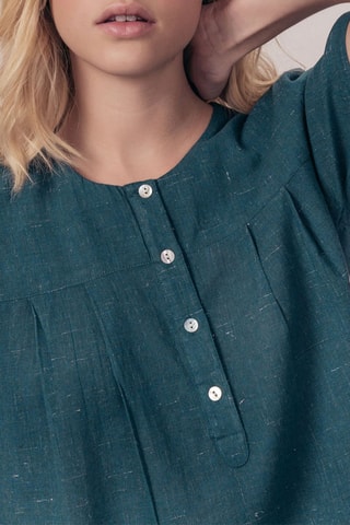 Top Tiamor Gemêleerd Blauw