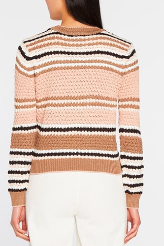 Trui Zachtroze en Beige