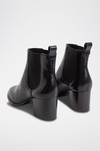 Leren Chelsea Boots Zwart