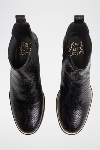 Leren Chelsea Boots Zwart