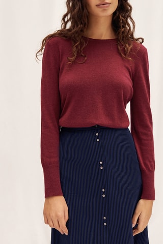 Trui Bordeauxrood