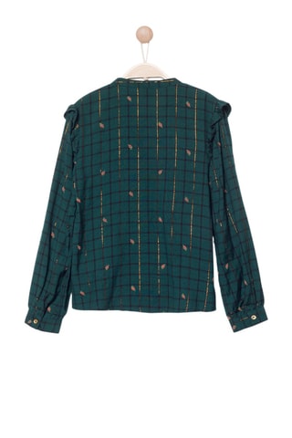 Blouse Carnaby Donkergroen en Zwart