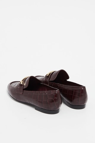 Leren Mocassins Donkerpaars