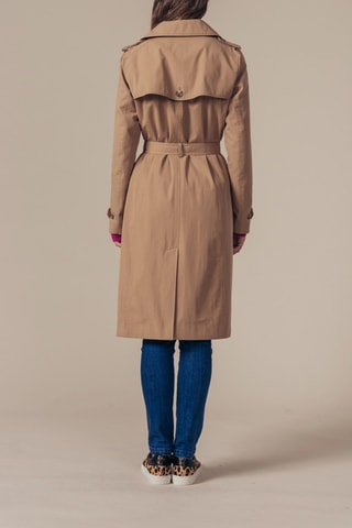 Trenchcoat Zandkleurig