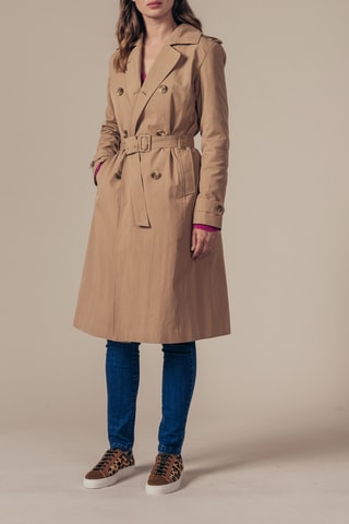 Trenchcoat Zandkleurig