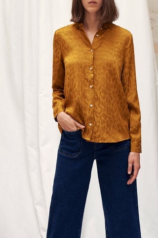 Blouse Mosterdgeel