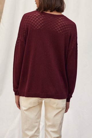 Trui Bordeauxrood