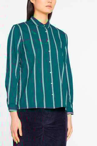 Blouse Pauwblauw