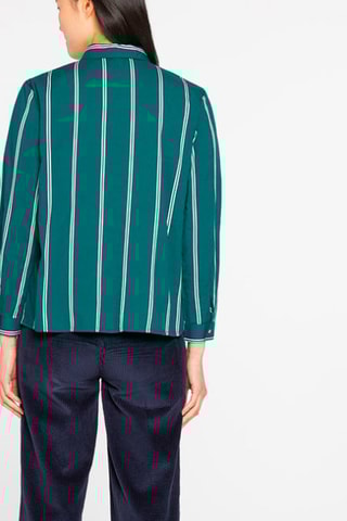 Blouse Pauwblauw