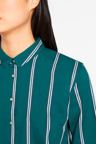 Blouse Pauwblauw