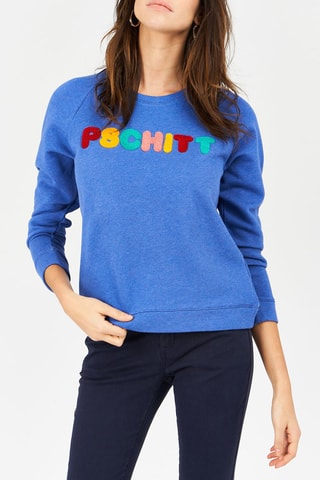 Sweater Gemêleerd Koningsblauw