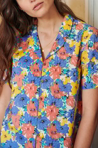 Blouse - 
Blauw