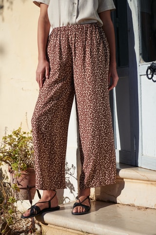 Pantalon - 
Marron