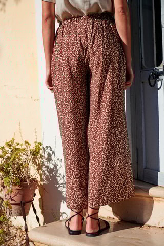 Pantalon - 
Marron