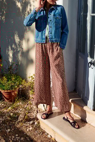 Pantalon - 
Marron
