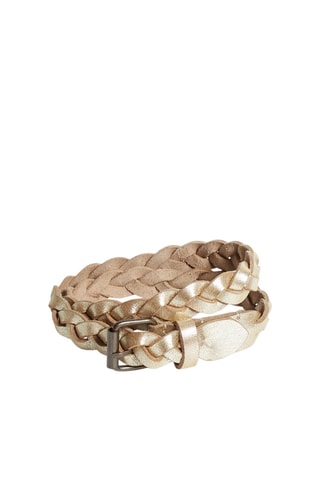 Leren Riem - 
Goudkleurig