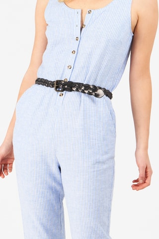 Buffelleren Riem - 
Zwart