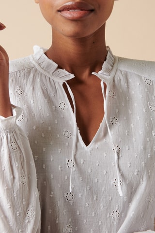 Blouse - 
Wit