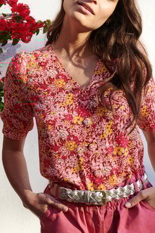 Blouse - 
Rood
