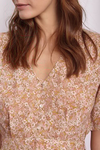 Blouse-jurk - 
Lichtbruin