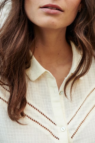 Blouse-jurk - 
Beige