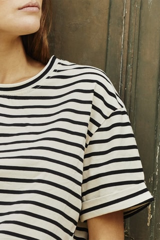 T-shirt Adèle - Zwart en Wit