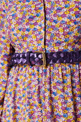 Leren Riem Harada - Paars