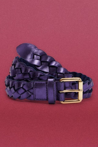 Leren Riem Harada - Paars
