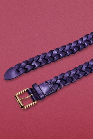 Leren Riem Harada - Paars