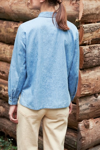 Blouse - 
Blauw