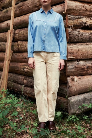 Blouse - 
Blauw