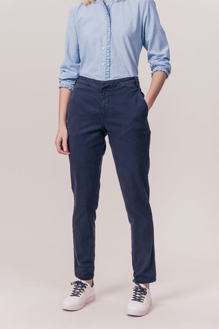 Chino Passiflore - Bleu marine