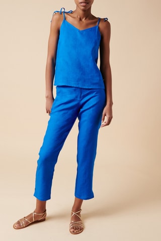 Linnen Hemd - 
Blauw