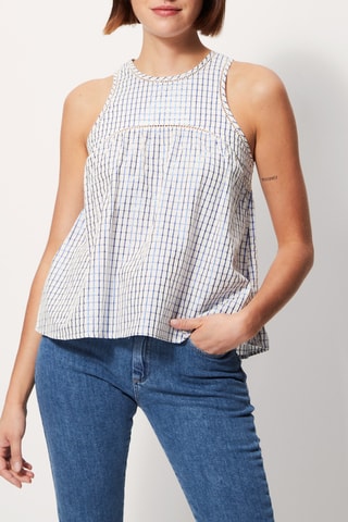 Top Tomillo Marineblauw